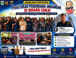 Bea Cukai Malang dan Satpol PP Kab. Malang Perkuat Sosialisasi Barang Kenak Cukai