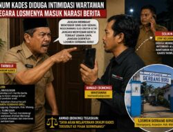 Gegara Losmenya Masuk Berita Oknum Kades Malang Intimidasi Wartawan