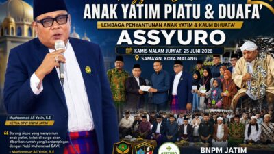 Peduli Anak Yatim, BNPM Jawa Timur Dukung Penuh Santunan Rutin Yayasan ASSYURO di Kota Malang