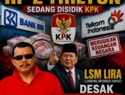 BANK BRI dan TELKOM Kian Rusak. Korupsi Lagi RP.2 Trilyun. Presiden Prabowo Didesak Ganti Direksi dan Komisaris.