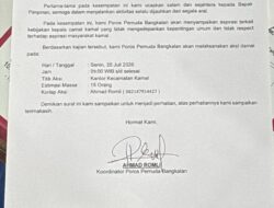 GERAKAN PEMUDA BANGKALAN PANAS! “POROS PEMUDA” KELUARKAN ULTIMATUM KERAS KEPADA CAMAT KAMAL