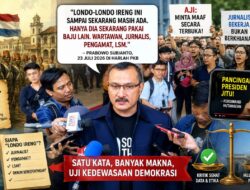 Retorika Londo Ireng Menguji Demokrasi Indonesia