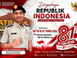 Kepala BPN Kabupaten Malang Istanto Nurhidayat Sampaikan Ucapan HUT RI ke-81: Indonesia Berdaulat, Adil dan Makmur