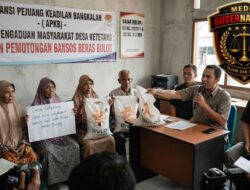 Diduga Pemotongan Bansos Beras Bulog, Warga Desa Ketetang Mengadu ke Aliansi Pejuang Keadilan Bangkalan