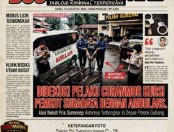 NEKAT! Pria Asal Sumenep Curi Kursi Besi Pemkot Surabaya Pakai Mobil Ambulans Klinik
