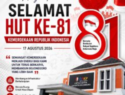 DPKP Cipta Karya Kabupaten Bojonegoro Sampaikan Ucapan HUT ke-81 Kemerdekaan RI Melalui Media BuserNasional.my.id